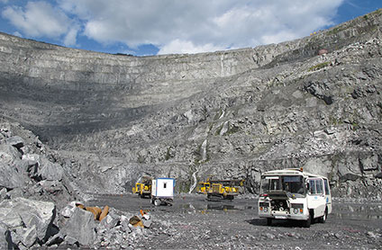 The Kovdor mine, Russia.