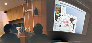 Yasuhiro Kato presents an update on rare earth rich muds in the Pacific. Copyright Frances Wall.